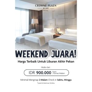 Weekend Juara - 3D2N (Room Only)