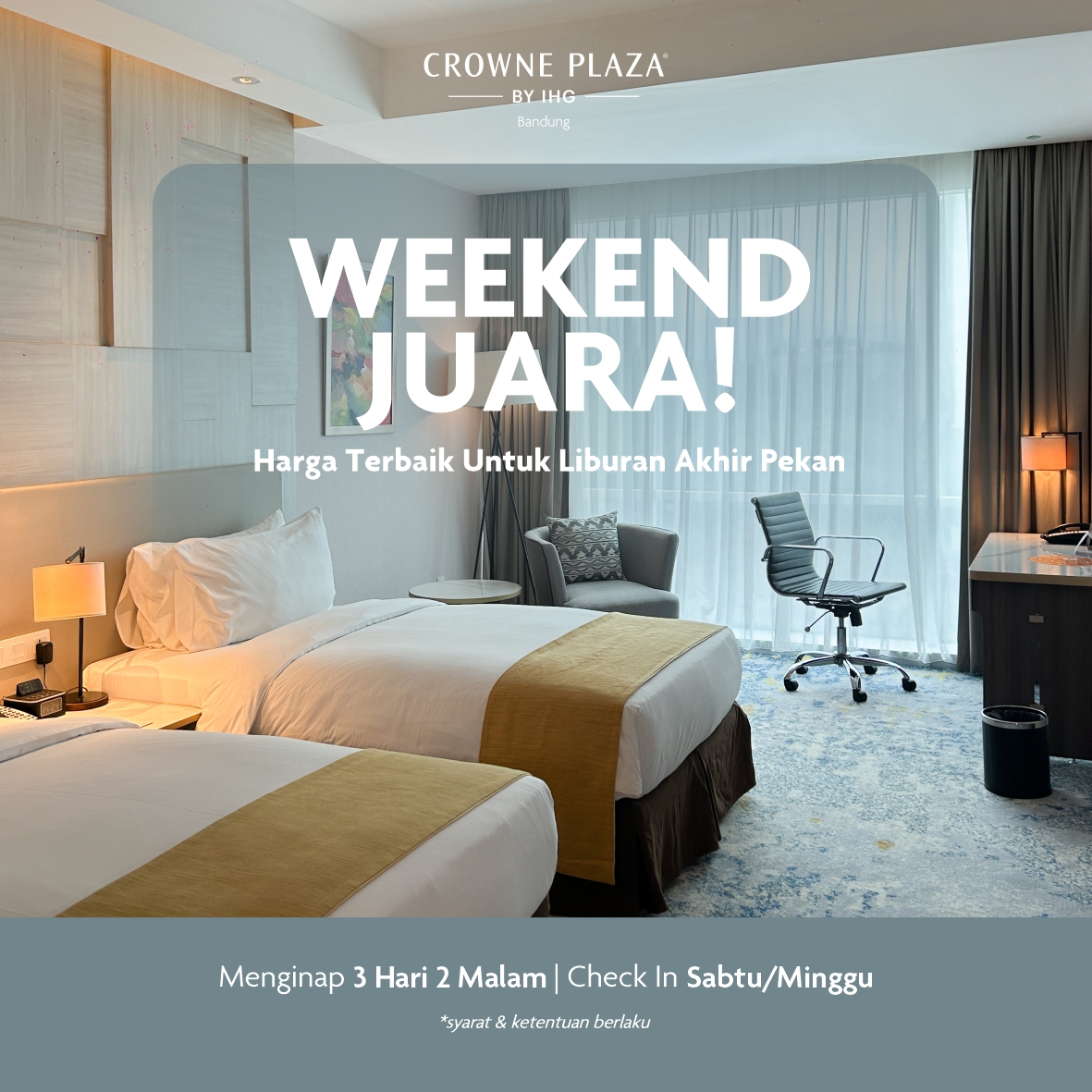 Weekend Juara - 3D2N (Room Only)